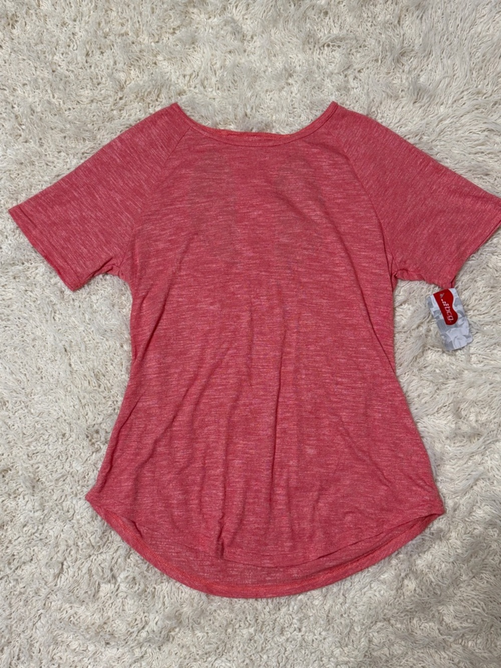 NWT BCG women’s Red/Pink Short Sleeve athletic tee